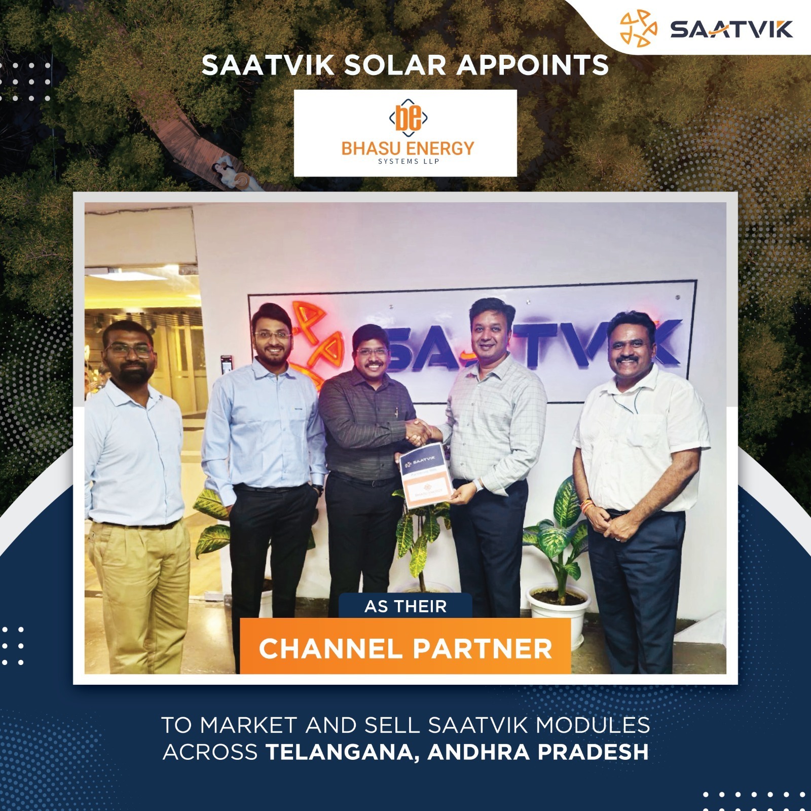 Satwik Solar Saatvik Solar Partner’s With Bhasu Energy System LLP to Propel Solar PV ...