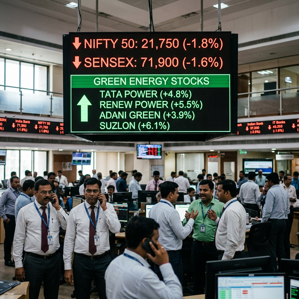 Green Energy Stocks Shine Despite Weak Indian Market Sentiment On May 19, 2026 - SolarQuarter