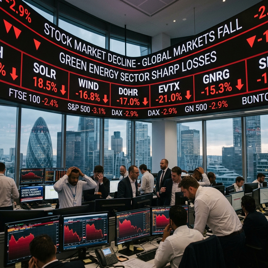 Green Energy Stocks Lead Market Decline As Sensex And Nifty Trade In The Red (11 June 2026) - SolarQuarter