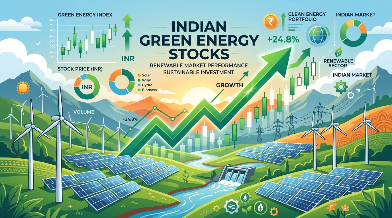 Renewable Energy Stocks Surge Up to 10% as Indian Benchmark Indices Remain Flat (27 October 2026)